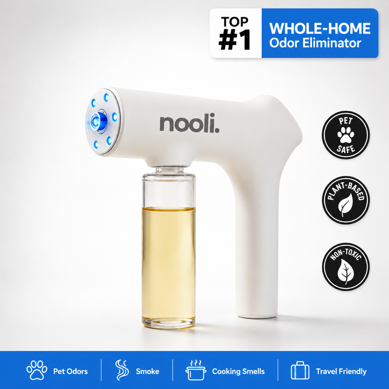 Nooli™ Blue Light & Bio-Enzyme Deodorizer